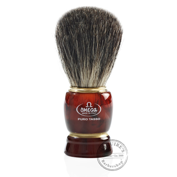 Omega #63186 Pure Badger Hair Shaving Brush