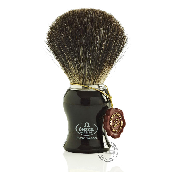 Omega #6649 Pure Badger Hair Shaving Brush