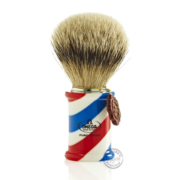 Omega #6735 Pure Badger Hair Shaving Brush