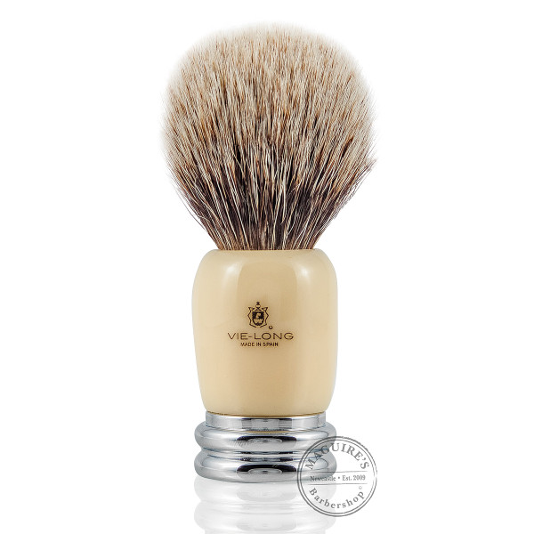 Vie-Long 16601 White Badger Shaving Brush