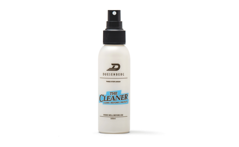 THE CLEANER removes all dirt and grime from the finish and metal parts of your instrument.

THE CLEANER provides a water and dirt repellent layer and protects your instrument from fingerprints and sweat. It's also biodegradable.
Contains: 100ml bottle