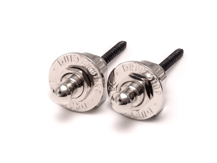 Duesenberg Drop Stop
Relax in knowing your guitar is safe.  The Duesenberg Drop Stop is design to safely lock your strap and guitar together. 