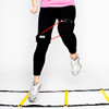 The Speed and Agility Ladder combined with Kbands will enhance body control and hip strength fast.