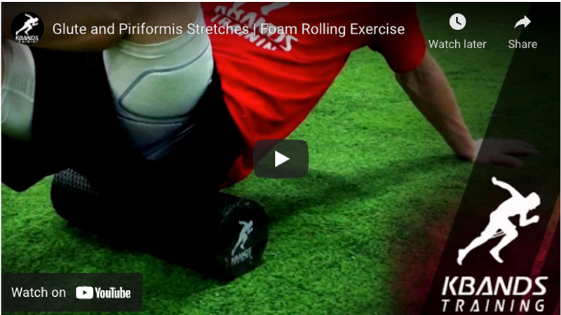 How To Stretch Your Hamstrings  Foam Rolling Hamstrings - Kbands Training