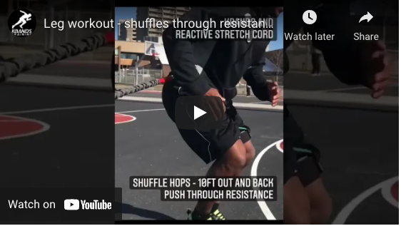 Leg Workout - Shuffles Through Resistance