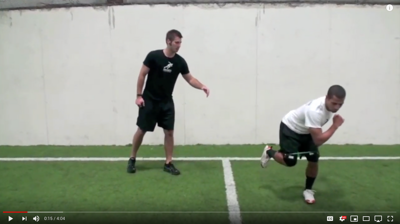 Kbands Speed Skater Drill - Build Hip Strength To Increase Speed - 1012
