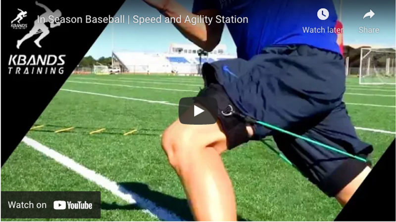 In-Season Baseball - Speed and Agility Station In-Season Baseball - Speed and Agility Station