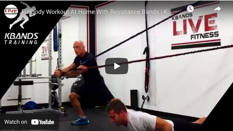 Full Body Workout at Home with Resistance Bands Kbands Training