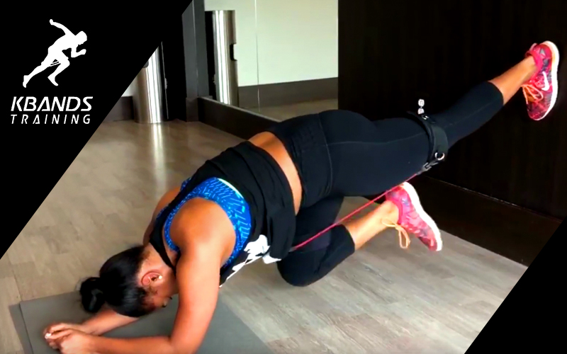 Advanced Level Ab Exercise For Women | Inverted Kbands Mountain Climber