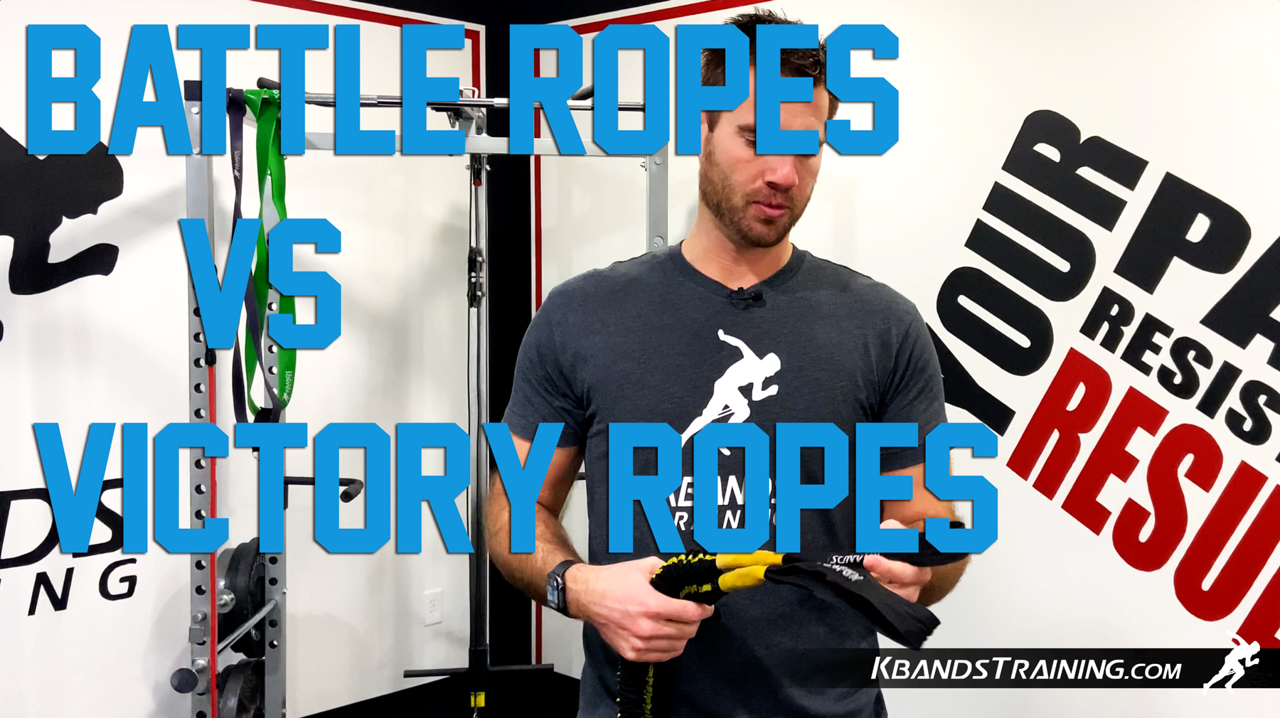 Exercise Battle Ropes vs Resistance Stretch Victory Ropes
