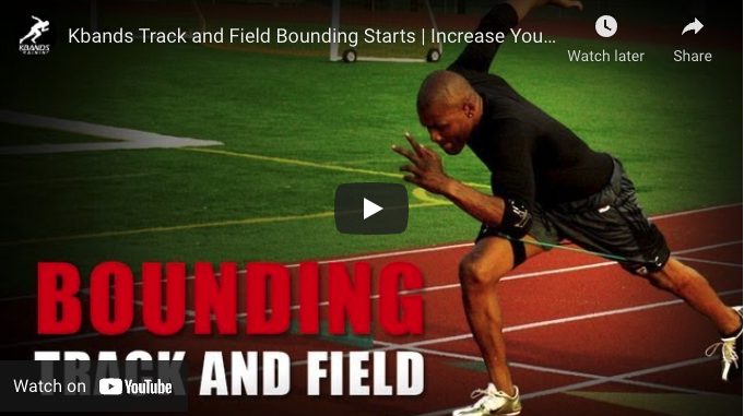 Kbands Track and Field Bounding Starts: Increase Your Speed on the Track