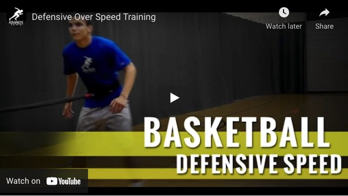 Basketball Conditioning Drills | Defensive Overspeed Training Drill
