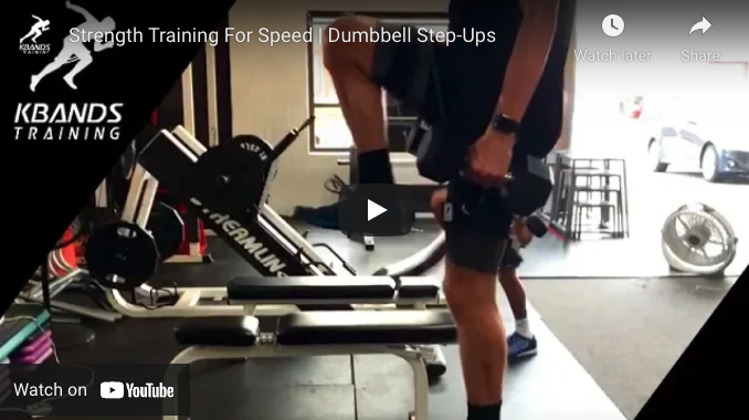 Strength Training For Speed | Dumbbell Step-Ups