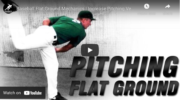 Baseball Flat Ground Pitching