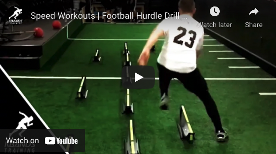 Speed Workouts | Football Hurdle Drill For Explosive Agility