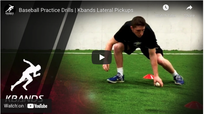 Baseball Practice Drills | Kbands Lateral Pickups