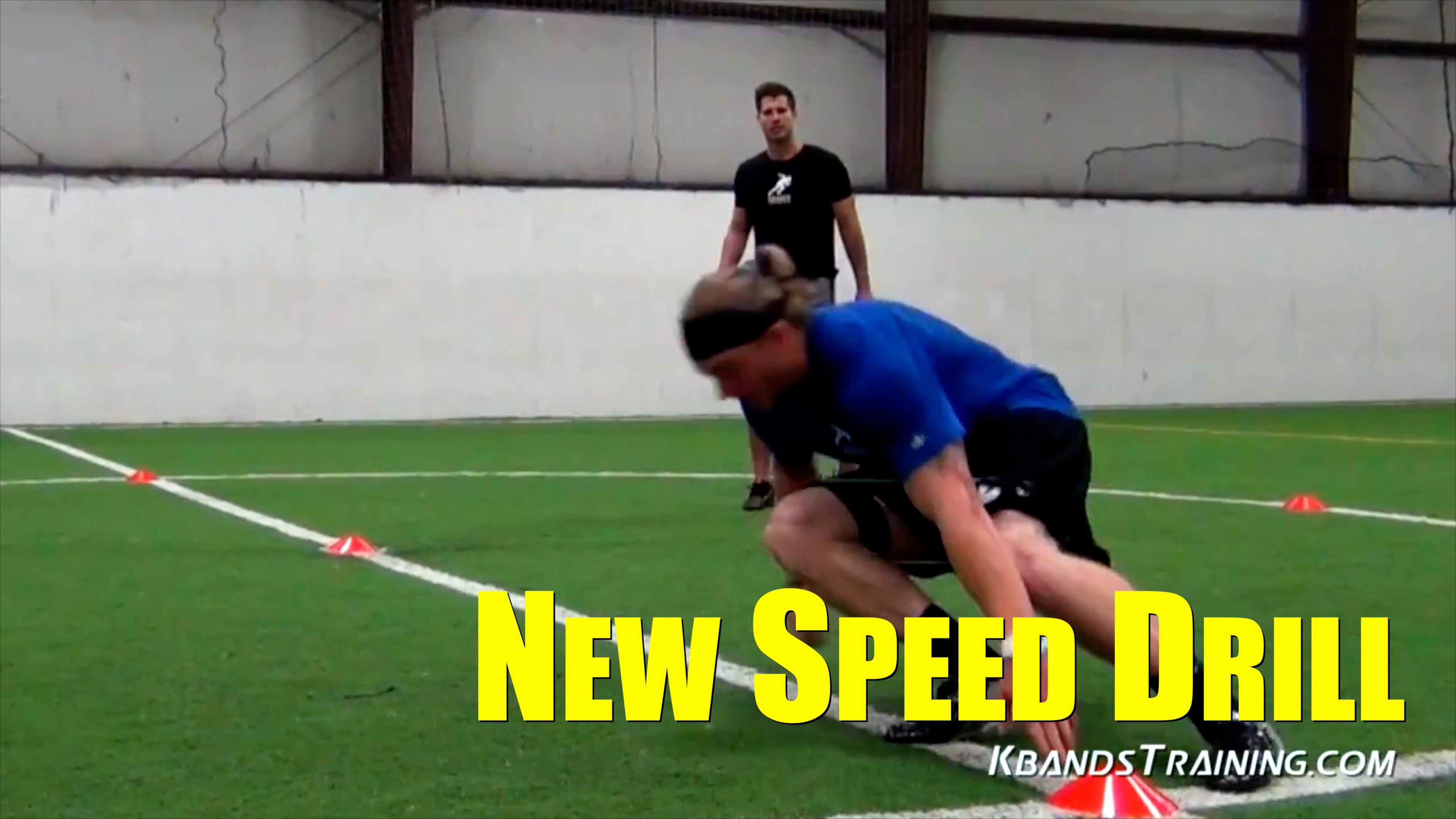 High School Football Hip Flexor Drill