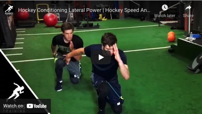 Hockey Conditioning Lateral Power Drill