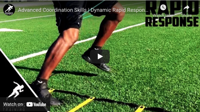 Advanced Coordination Skills | Dynamic Rapid Response Ickey Shuffle Ladder Sequence