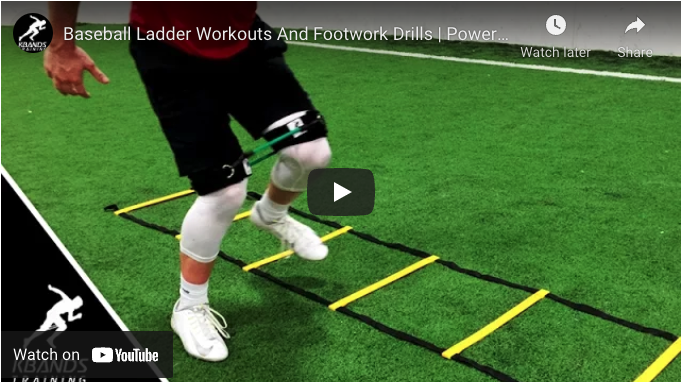 Baseball Ladder Workouts And Footwork Drills | Power Icky Shuffle