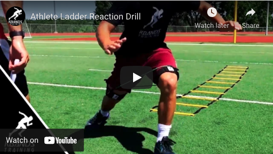 Athlete Ladder Reaction Drill