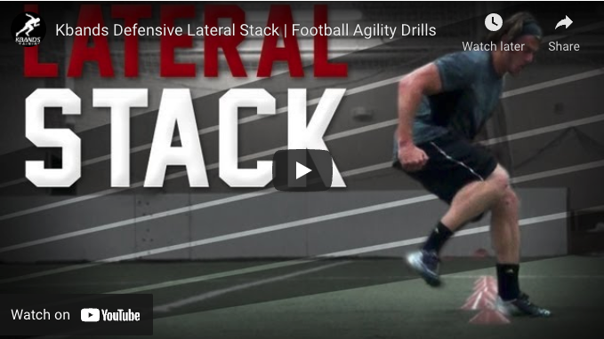 Kbands Defensive Lateral Stack: Football Agility Drills