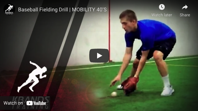 Baseball Fielding Drill | Mobility 40’S