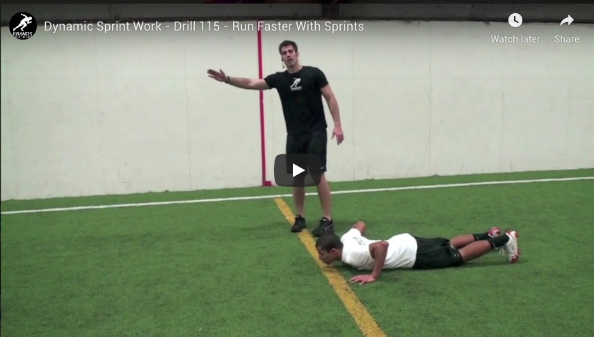 Dynamic Sprint Work - Drill 115 - Run Faster With Sprints