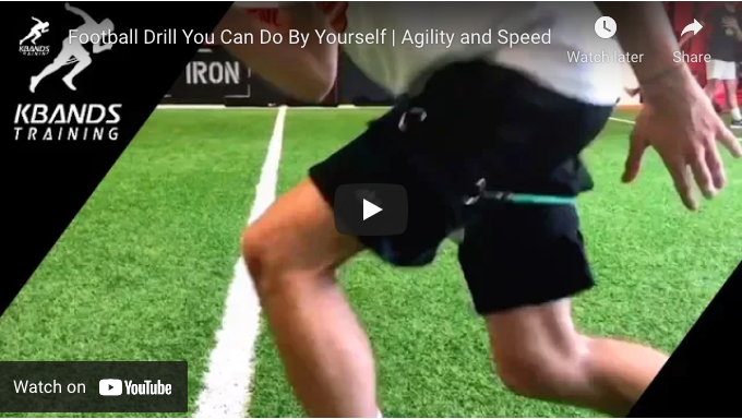 Football Drill You Can Do By Yourself | Agility and Speed