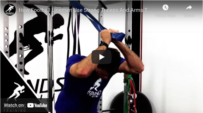 How Football Linemen Use Strong Triceps And Arms To Control Their Opponent