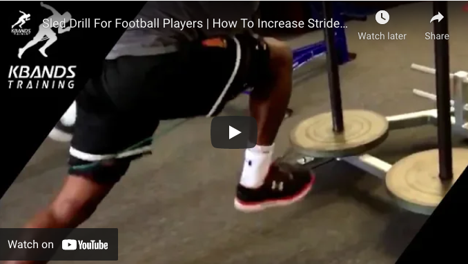Sled Drill For Football Players