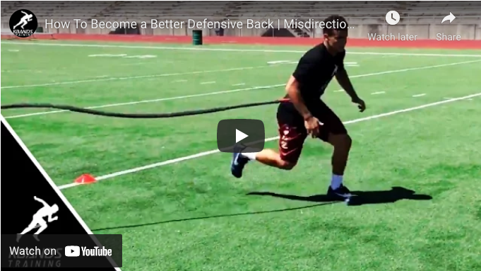 How To Become A Better Defensive Back | Misdirection L-Drill