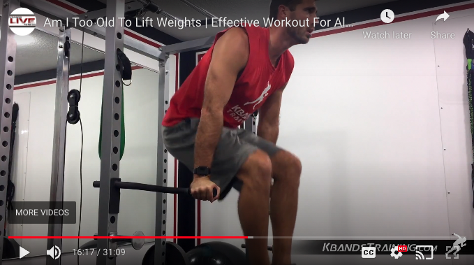 Am I Too Old to Lift Weights | Effective Workout for All Ages–Kbands Live 141