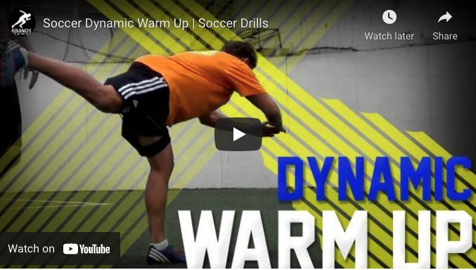 Dynamic Soccer Warm Up Drill