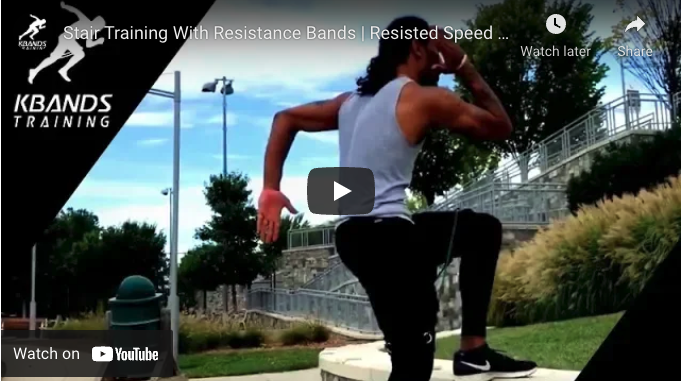 Stair Training With Resistance Bands