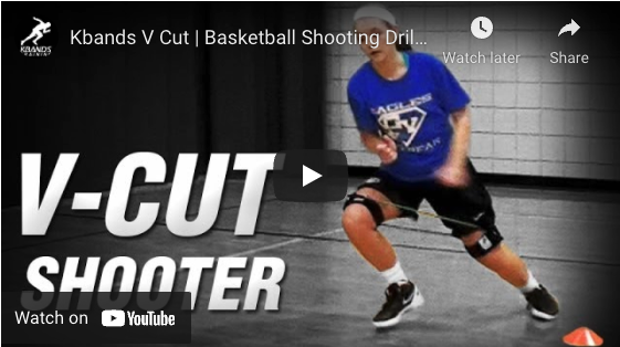 Kbands V Cut Basketball Shooting Drills