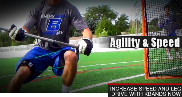 Lacrosse Cage Defense Drill With Kbands