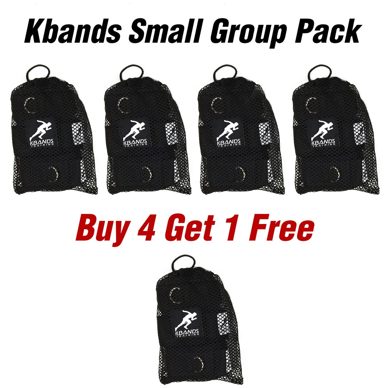Small Group Kit: Buy 4 Kbands Get 1 Free (Kit Includes 5 Sets - Ends Labor Day)