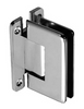 WALL MOUNT H-BACK HINGE BEVELLED BRUSHED NICKEL