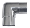 90 DEGREE ELBOW FOR 1 5/8 ROUND HANDRAIL BRUSHED STAINLESS