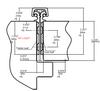 Full Mortise heavy duty continuous hinge for 1 3/4 " aluminum commercial doors model 004