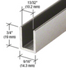 U CHANNEL HIGH 3/4 WALL FOR 3/8 GLASS  X 12'
