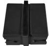 180 Degree Connector for 2x1 Rectangular handrail Matte Black