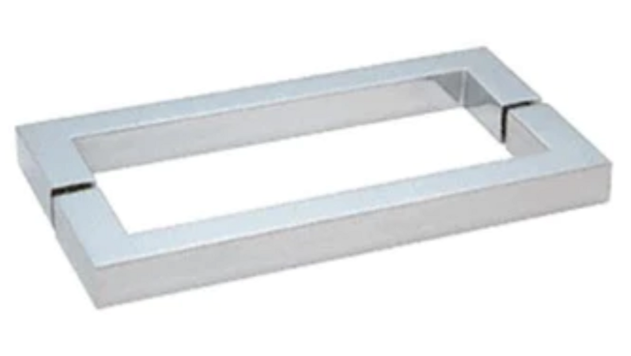 Square tube Back to Back Door Handle  - 12x12 inch