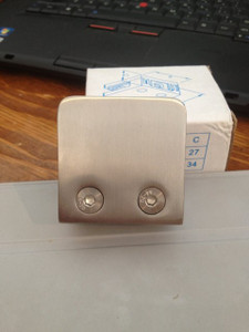 Flat base - Square top 30 X 55 X 55 Railing Clamp - Stainless Steel - BSS Flat base - Square top 30 X 55 X 55 Railing Clamp - Stainless Steel - BSS