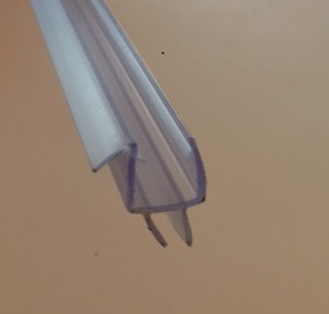 Door Sweep with drip edge and double PVC base Door Sweep with drip edge and double PVC base