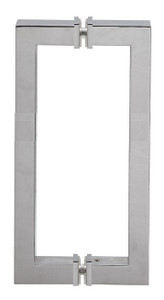 Square tube Square angle Back to Back Door Handles - 18x18 inch,19x19mm Stainless Steel Tube Square tube Square angle Back to Back Door Handles - 18x18 inch,19x19mm Stainless Steel Tube