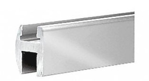 Shower Door Header 98 inches Aluminum 6063 Headers Channels and Joiners - per 98 inches Aluminum 6063 - CP Shower Door Header 98 inches Aluminum 6063 Headers Channels and Joiners - per 98 inches Aluminum 6063 - CP