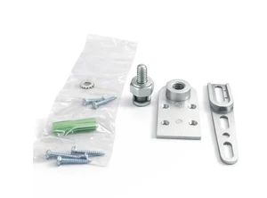 Door rail system floor mount Pivot