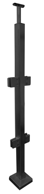 SQUARE MIDDLE RAILING POST SET 36" OVERALL